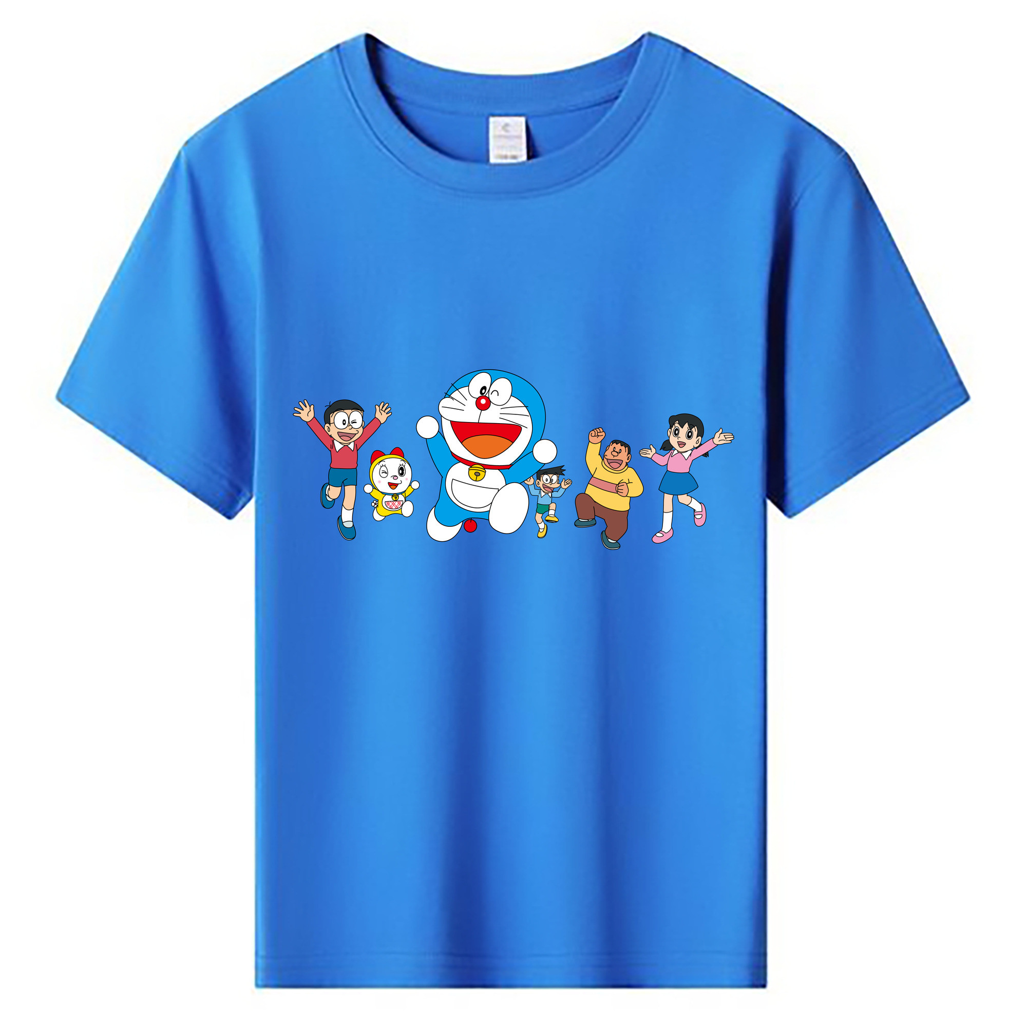 （画像用） ドラえもん 骨川 スネ夫 Doraemon Honekawa Suneo 綿100％キッズTシャツ（フロントプリント）